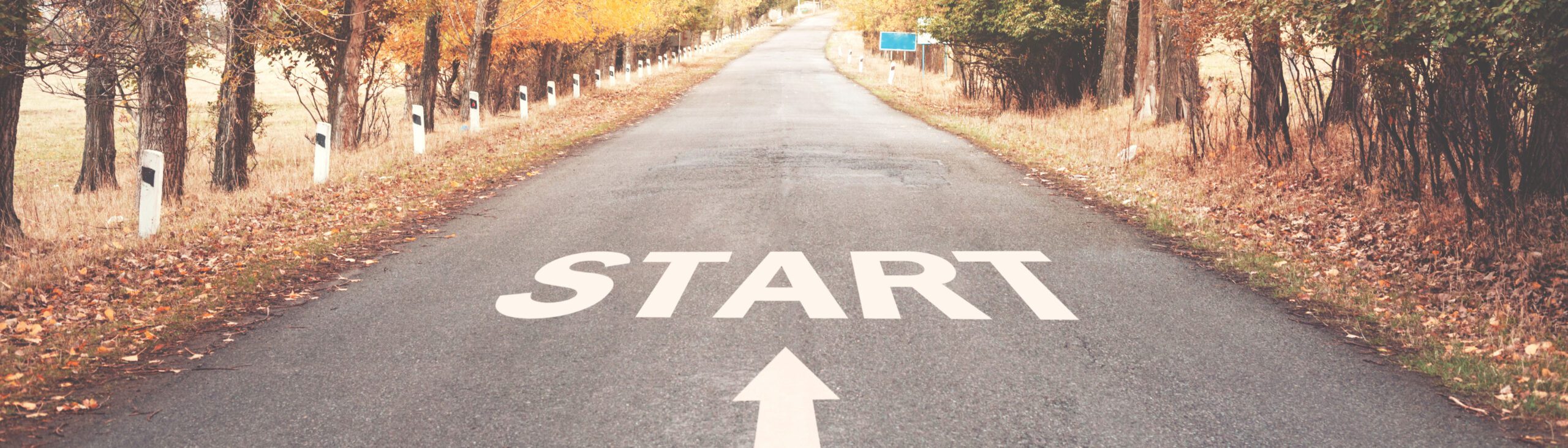 Start of Journey on Pavement